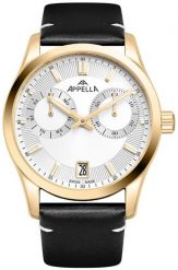 Zegarek męski Appella L70009.1213QF czarny. Czarne zegarki męskie Appella. Za 1,570.00 zł.