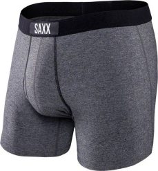 SAXX Bokserki męskie Ultra Boxer Brief Fly Salt and Pepper r. S. Bokserki męskie Saxx, m, bez wzorów. Za 110.49 zł.