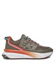 EA7 Emporio Armani Sneakersy X8X177 XK381 U044 Brązowy. Brązowe buty sportowe na co dzień męskie EA7 Emporio Armani, m, bez wzorów, z materiału, bez ramiączek, bez kaptura. Za 649.99 zł.