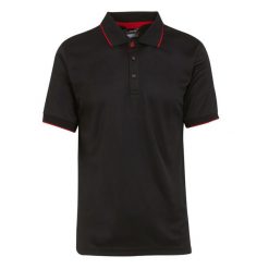 Koszulka Polo Męska Z Krótkim Rękawem. Czarne koszulki polo męskie Regatta, m, bez wzorów, bez kołnierzyka, bez ramiączek. Za 67.99 zł.