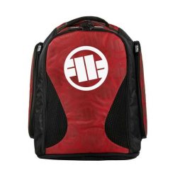 Plecak treningowy duży New Logo sportowy rozkładany plecak. Czarne plecaki męskie PITBULL, bez wzorów. Za 249.99 zł.