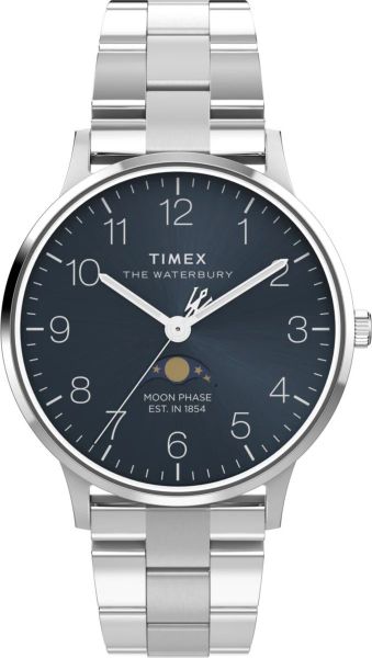Zegarek Timex Zegarek męski TW2W75700 srebrny. Szare zegarki męskie Timex, srebrne. Za 729.00 zł.