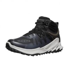 Buty trekkingowe męskie Keen Zionic Mid Wp. Czarne buty trekkingowe męskie Keen, bez wzorów, z materiału, sportowe, bez obcasa, bez zapięcia. Za 755.00 zł.