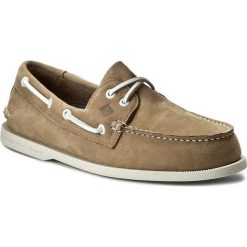 Mokasyny SPERRY - STS12258 Taupe. Brązowe mokasyny męskie Sperry, z materiału. W wyprzedaży za 349.00 zł.