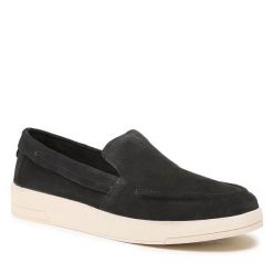 Półbuty Jack & Jones. Niebieskie codzienne półbuty męskie Jack & Jones, bez wzorów, bez obcasa, bez zapięcia. Za 199.99 zł.