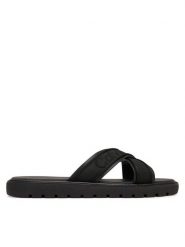 Calvin Klein Klapki Sq Molded Sandal Xcross Wb HM0HM02101 Czarny. Czarne klapki i japonki męskie Calvin Klein, bez wzorów, z materiału. Za 359.99 zł.