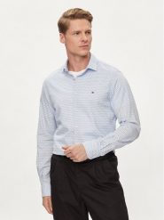 Tommy Hilfiger Koszula Circle MW0MW34649 Błękitny Slim Fit. Niebieskie koszule męskie Tommy Hilfiger, m, bez wzorów, z bawełny, bez kołnierzyka, bez ramiączek. Za 299.99 zł.