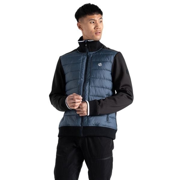 Męska Pikowana Kurtka Hybrydowa Frost. Czarne kurtki męskie Dare 2B, m, bez wzorów, z puchu, sportowe, bez ramiączek, bez kaptura. Za 208.99 zł.