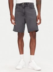 Wrangler Szorty jeansowe Frontier 112364834 Szary Relaxed Fit. Szare szorty męskie Wrangler, bez wzorów, z bawełny. Za 139.99 zł.
