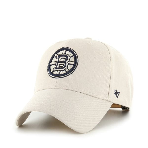 Czapka z daszkiem 47 Brand. Brązowe czapki męskie 47 Brand, bez wzorów. Za 79.99 zł.