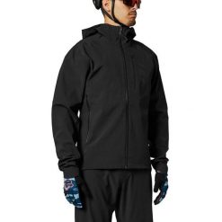Kurtka rowerowa wodoodporna FOX Ranger 3l Water. Czarne kurtki męskie FOX, l, bez wzorów, bez kaptura, rowerowe. W wyprzedaży za 672.50 zł.
