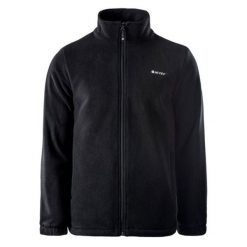 Polar męski Hi-Tec Ferns - czarny, Rozmiar XXXL. Czarne bluzy z polaru męskie Hi-tec, m, bez wzorów, z materiału, klasyczne, bez ramiączek, bez kaptura. Za 159.99 zł.