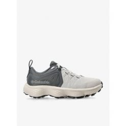 Buty turystyczne męskie Columbia Escape Thrive Titanium. Szare buty trekkingowe męskie Columbia, bez wzorów, sportowe, bez obcasa, bez zapięcia. Za 413.99 zł.