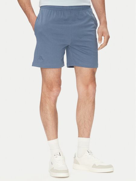 Kappa Szorty sportowe Logo Korpo Cabas 303HZE0 Niebieski Regular Fit. Niebieskie szorty sportowe męskie Kappa, bez wzorów, z bawełny, sportowe. Za 49.99 zł.