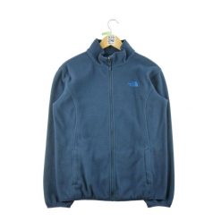 Second life - Męska kurtka polarowa TNF Navy - Stan bardzo dobry. Niebieskie kurtki męskie The North Face, m, bez wzorów, z polaru, bez ramiączek, bez kaptura. Za 149.06 zł.