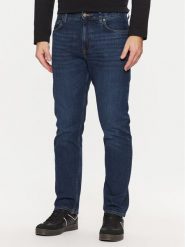 Tommy Hilfiger Jeansy MW0MW37810 Granatowy Straight Fit. Niebieskie jeansy męskie Tommy Hilfiger, bez wzorów, z bawełny. Za 249.99 zł.