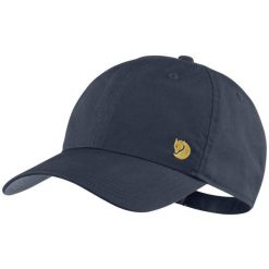 Czapka z daszkiem Fjallraven Bergtagen Cap. Niebieskie czapki męskie Fjällräven, bez wzorów, sportowe. Za 202.99 zł.
