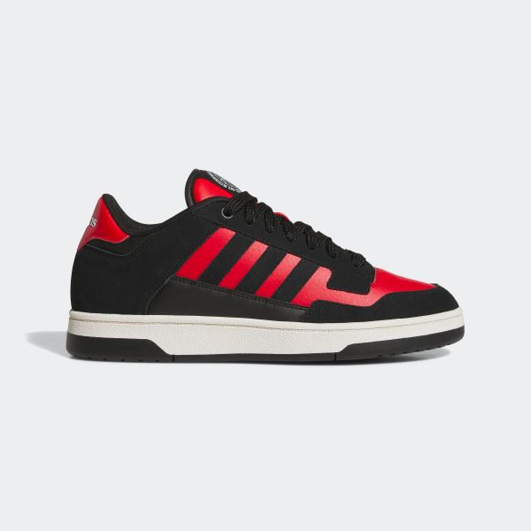 Sneakersy męskie ADIDAS Rapid Court Low. Czarne buty sportowe na co dzień męskie ADIDAS, m, bez wzorów, z gumy, sportowe, bez ramiączek, bez kaptura, do koszykówki. Za 269.99 zł.