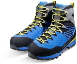 Buty wysokogórskie męskie Mammut Kento Pro High GTX - gentian/dark titanium. Buty trekkingowe męskie Salomon, bez wzorów, bez zapięcia. Za 1,749.75 zł.