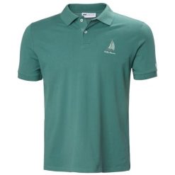 Polo Helly Hansen Messina Graphic Fitted. Zielone koszulki polo męskie Helly Hansen, na lato, m, bez wzorów, bez kołnierzyka, bez ramiączek. Za 305.50 zł.