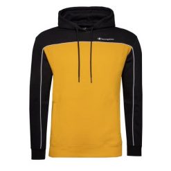 Bluza sportowa męska Champion 217850KK001. Żółte bluzy nierozpinane męskie CHAMPION, m, bez wzorów, z kapturem. Za 276.00 zł.