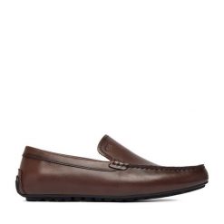 Mokasyny GINO ROSSI. Brązowe mokasyny męskie Gino Rossi, bez zapięcia. Za 299.99 zł.