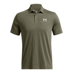 Polo Under Armour Icon. Białe koszulki polo męskie Under Armour, m, bez wzorów, eleganckie, bez kołnierzyka, bez ramiączek. Za 240.50 zł.