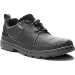 Półbuty CLARKS - RushwayLaceGtx GORE-TEX 261378547 Blk Tumbled Leather. Czarne codzienne półbuty męskie Clarks, bez wzorów, z gore-texu, bez obcasa, bez zapięcia. W wyprzedaży za 369.00 zł.