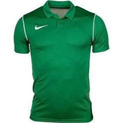 Koszulka sportowa męska Nike M Dry Park 20 Polo. Zielone koszulki polo męskie Nike, m, bez wzorów, sportowe, bez kołnierzyka, bez ramiączek. Za 96.03 zł.