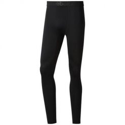 Spodnie treningowe męskie Reebok Wor Big Logo Compression. Czarne buty treningowe męskie Reebok, bez wzorów, bez zapięcia, na fitness i siłownię. Za 241.00 zł.
