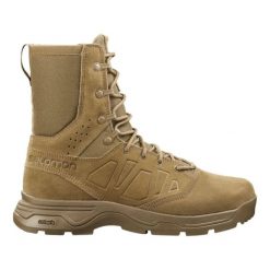 Buty trekkingowe męskie Salomon Guardian CSWP. Brązowe buty trekkingowe męskie Salomon, bez wzorów, bez zapięcia. Za 502.00 zł.