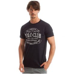 Polo Club C.H.A T-Shirt Męski M Ciemnoniebieski. Koszulki polo męskie marki Polo Club C.H..A. Za 119.00 zł.