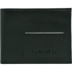 Calvin Klein - Portfel skórzany. Czarne portfele męskie Calvin Klein, z materiału. Za 269.90 zł.