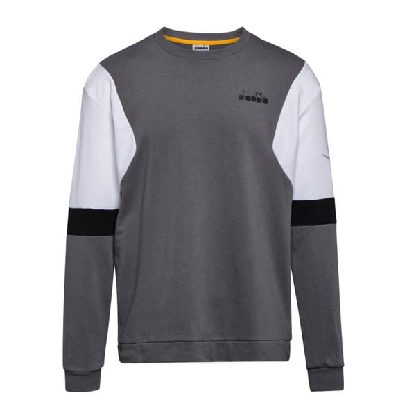 Bluza męska DIADORA SWEATSHIRT CREW DIADORA CLUB. Szare bluzy nierozpinane męskie Diadora, m, bez wzorów, bez ramiączek, bez kaptura. Za 79.99 zł.