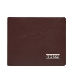 Portfel Guess. Brązowe portfele męskie Guess, z aplikacjami. Za 249.99 zł.