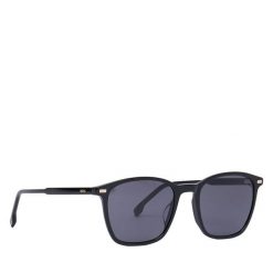 Okulary przeciwsłoneczne BOSS. Czarne okulary przeciwsłoneczne męskie Boss, bez wzorów. Za 819.99 zł.