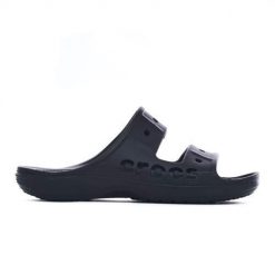 Klapki męskie Crocs 207627001. Czarne klapki i japonki męskie Crocs, bez wzorów, z materiału. W wyprzedaży za 129.00 zł.