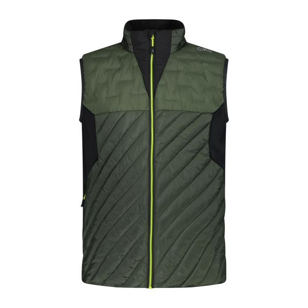 Kurtka puchowa bez rękawów CMP Unlimitech. Zielone kurtki męskie CMP, bez wzorów, z puchu, sportowe, bez ramiączek, bez kaptura. W wyprzedaży za 483.45 zł.