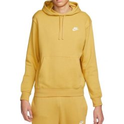 Polarowa bluza z kapturem Nike Sportswear Club. Brązowe bluzy z kapturem męskie Nike, m, bez wzorów, z polaru, z kapturem. Za 323.99 zł.