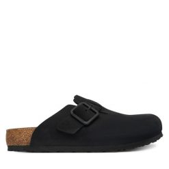 Klapki Birkenstock. Czarne klapki i japonki męskie Birkenstock, bez wzorów. Za 719.99 zł.