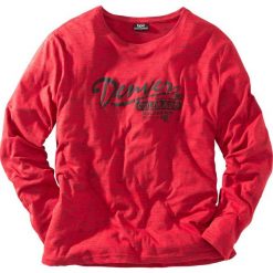 Shirt z długim rękawem Regular Fit bonprix czerwony melanż. Koszulki męskie z długim rękawem marki 4f. Za 37.99 zł.