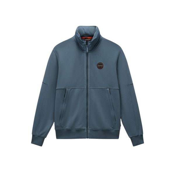 Bluza Napapijri B-Ambra. Zielone bluzy nierozpinane męskie Napapijri, m, bez wzorów, bez ramiączek, bez kaptura. W wyprzedaży za 507.50 zł.