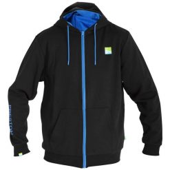 Bluza Męska Wędkarska Rozpinana Z Nadrukiem Preston Pro Zip Hoodie. Czarne bluzy rozpinane męskie PRESTON INNOVATIONS, m, bez wzorów, sportowe, bez ramiączek, bez kaptura. W wyprzedaży za 214.00 zł.