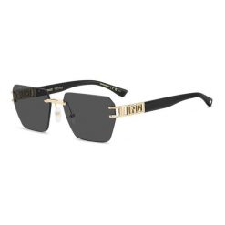 Okulary przeciwsłoneczne męskie DSQUARED2 D2 0173/S 000 Rozmiar 58 mm. Szare okulary przeciwsłoneczne męskie DSQUARED, bez wzorów, sportowe, metalowe. Za 1,365.10 zł.