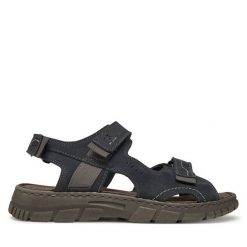 Sandały Josef Seibel. Niebieskie sandały męskie Josef Seibel, bez zapięcia. Za 309.99 zł.