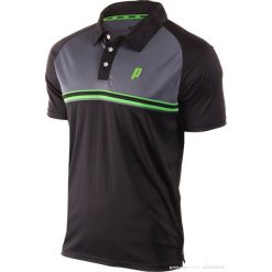 PRINCE Koszulka Męska Stripe Polo Czarno - Szare r. XL (3M102096). Koszulki polo męskie marki PRINCE. Za 119.99 zł.