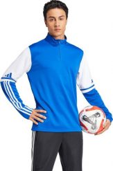 Bluza męska adidas Squadra 25 Training Top niebiesko-biała JD2985 2XL. Białe bluzy nierozpinane męskie ADIDAS, m, bez wzorów, bez ramiączek, bez kaptura. Za 136.82 zł.