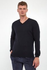 Sweter męski wełniany KARL LAGERFELD. Swetry męskie KARL LAGERFELD, bez wzorów, z wełny, bez kołnierzyka, bez ramiączek. Za 599.00 zł.
