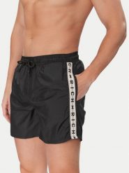 Richmond X Szorty kąpielowe UMP25330CO Czarny Regular Fit. Czarne kąpielówki męskie Richmond X, bez wzorów, z syntetyku. Za 209.99 zł.