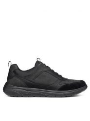 Geox Sneakersy U Portello U46E1B 0BCEK C9999 Czarny. Czarne buty sportowe na co dzień męskie Geox, m, bez wzorów, ze skóry, bez ramiączek, bez kaptura. Za 269.99 zł.